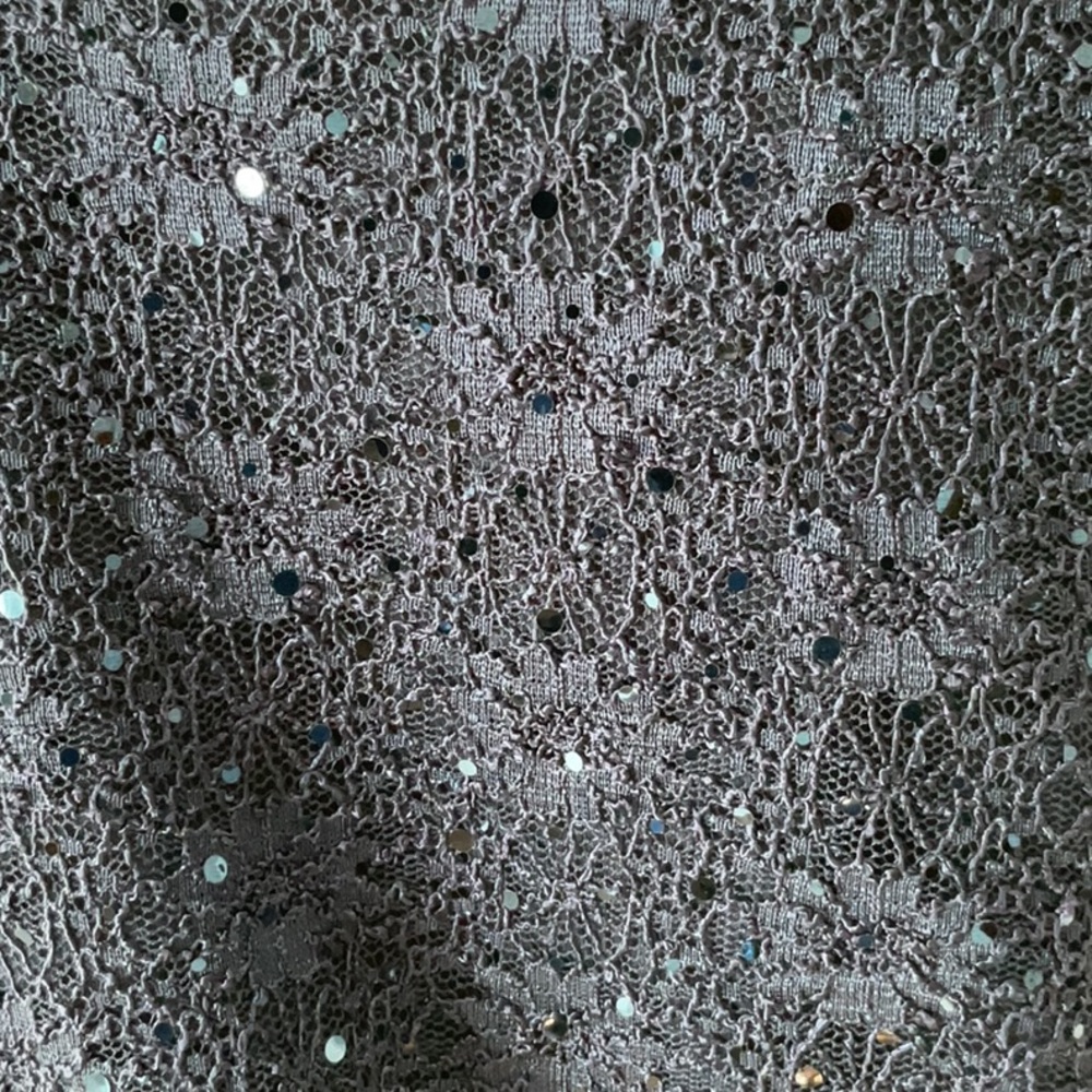 Connected Apparel Lace Sequin Dress - Picture 5 of 11
